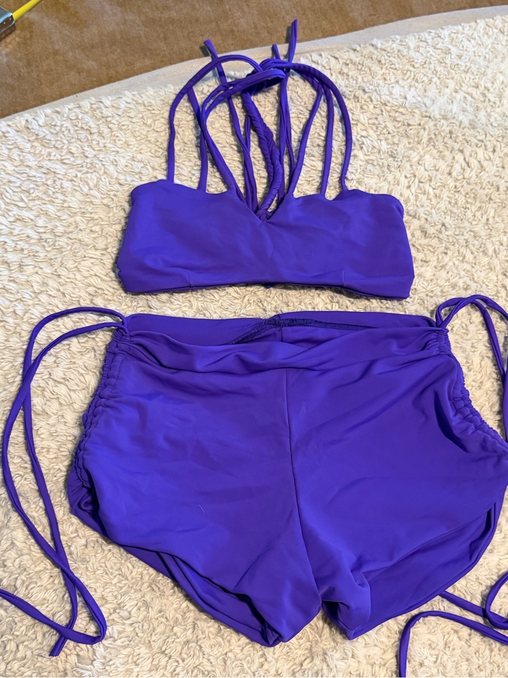 Strange bikinis purple bikini brand new